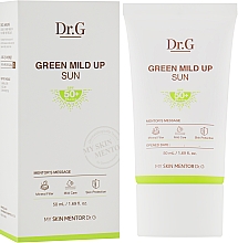 Парфумерія, косметика Гіпоалергенний сонцезахисний крем - Dr.G Green Mild Up Sun Spf50+ Pa++++