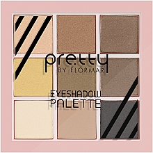 Flormar Pretty Eye Shadow Palette - Pretty By Flormar Eye Shadow Palette — фото N2