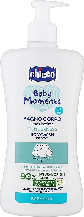 Нежный гель для купания - Chicco Baby Moments Tenderness Body Wash — фото N1