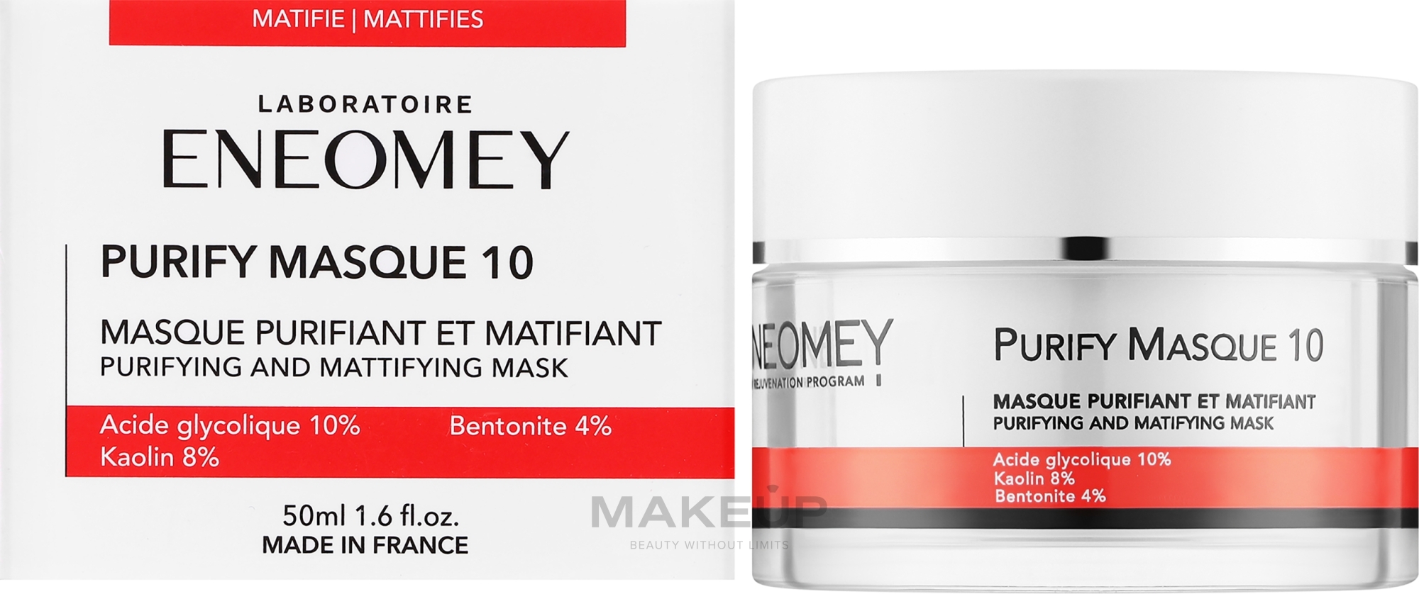 Очищувальна маска з гліколевою кислотою 10 % для обличчя - Eneomey Purify Masque 10 — фото 50ml