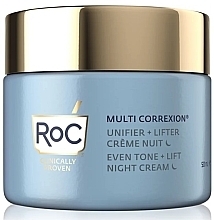 Духи, Парфюмерия, косметика Осветляющий ночной крем - RoC Multi Correxion Even Tone + Lift