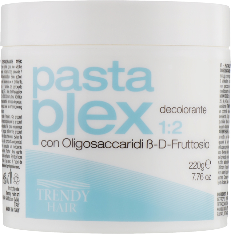 Паста для осветления волос с Олиго-Сахаридами и Фруктозой - Trendy Hair Pastaplex