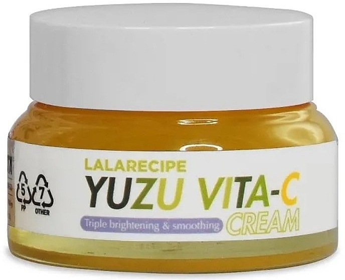 Освітлювальний крем для обличчя - Lalarecipe Yuzu Vita-C Cream — фото N1