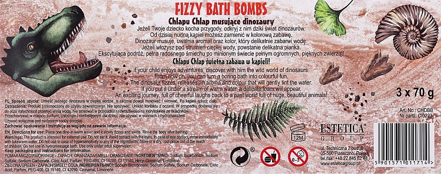 Набор бомбочек для ванны - Chlapu Chlap Fizzy Bath Bombs (b/bomb/3x70g) — фото N2