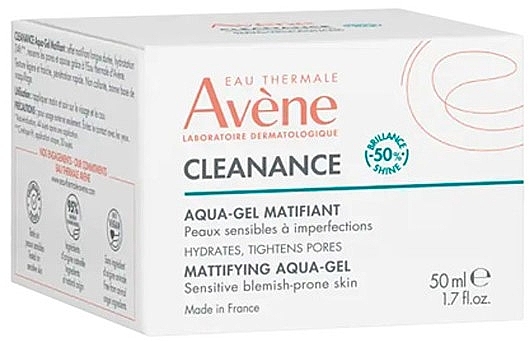 Матирующий аквагель для лица - Avene Cleanance Mattifying Aqua-Gel — фото N2
