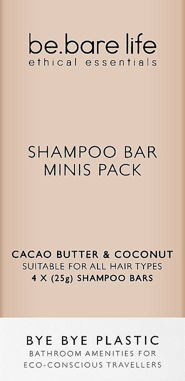 Набор - Be.Bare Life Mini Shampoo Bar Set (shmp/4x25g) — фото N1