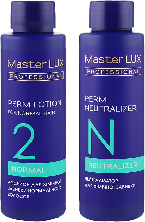 Лосьйон для хімічної завивки - Master LUX Professional Normal Perm Lotion — фото N2