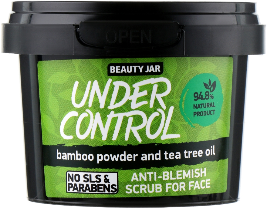 Скраб для обличчя "Under Control" - Beauty Jar Anti-Blemish Scrub For Face — фото N1