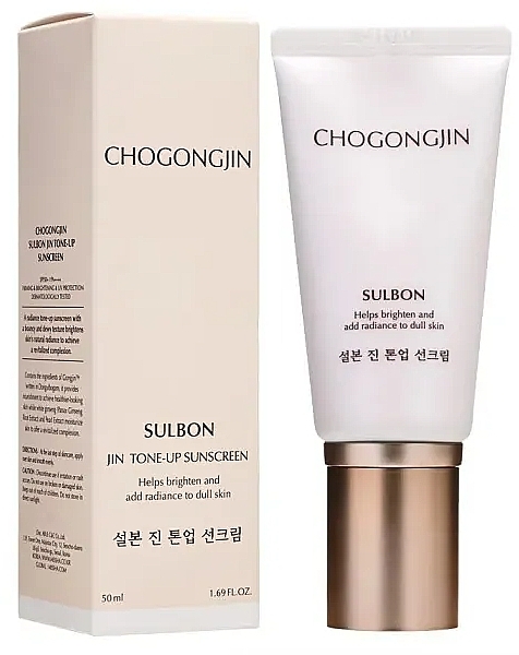 Сонцезахисний крем - Missha Chogongjin Sulbon Jin Tone Up Sunscreen Cream — фото N1