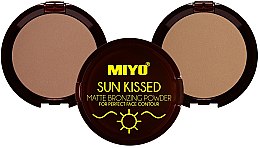 Матувальна бронзувальна пудра для обличчя - Miyo Sun Kissed Matte Bronzing Powder — фото N2