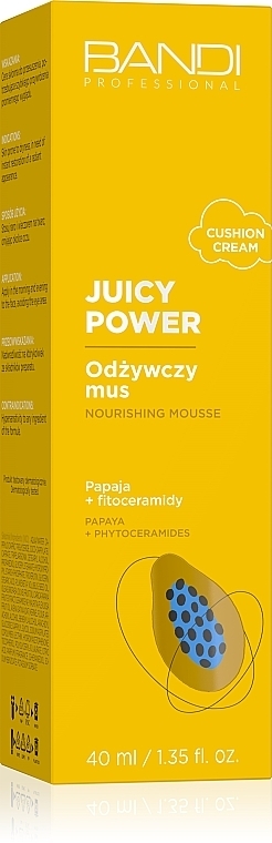 Мусс для лица питательный - Bandi Professional Juicy Power Nourishing Mousse Papaya + Phytoceramides — фото N2