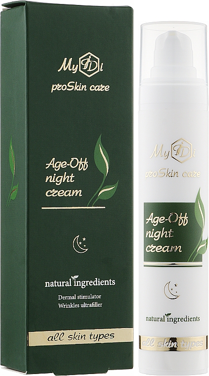 Антивіковий нічний крем для обличчя - MyIDi Age-Off Night Cream — фото N2