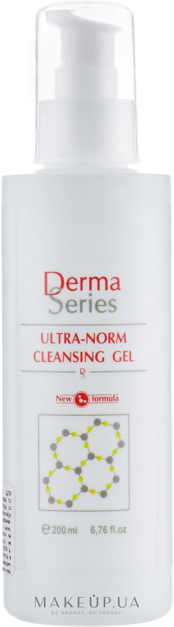 Нормализующий очищающий гель - Derma Series Ultra-Norm Cleansing Gel  — фото 200ml