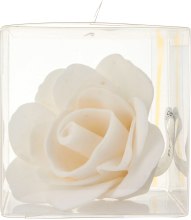 Мочалка "Цветок", белая - Dessange — фото N2