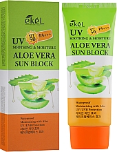 Солнцезащитный крем для лица с алоэ - Ekel Uv Aloe Sun Block — фото N1