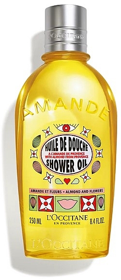 Масло для душа - L'Occitane Almond & Flowers Shower Oil — фото N1