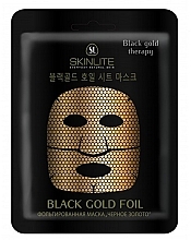 Парфумерія, косметика Фольгована маска для обличчя "Чорне золото" - Skinlite Black Gold Foil Mask