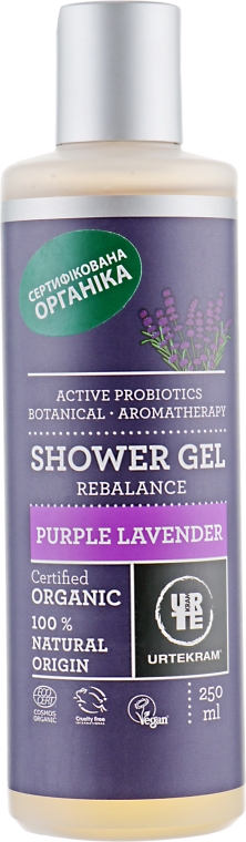 Гель для душу "Лаванда" - Urtekram Purple Lavender Shower Gel