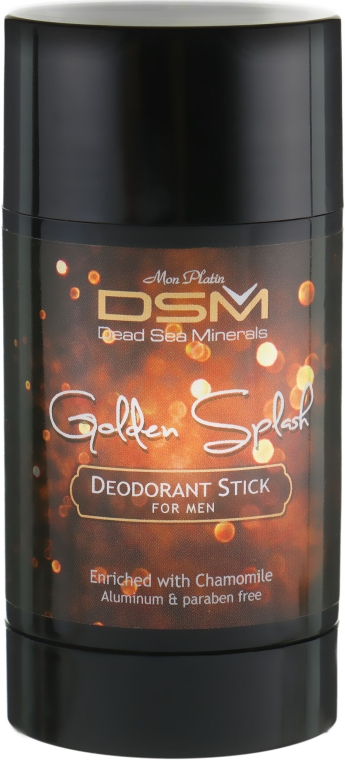 Дезодорант для мужчин "Золотой всплеск" - Mon Platin DSM Deodorant Stick Golden Splash — фото N1