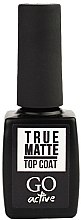 Духи, Парфюмерия, косметика Матовый закрепитель для гель-лака - Go Active True Matte Top Coat