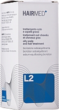 Біолосьйон, який регулює сальний покрив шкіри голови - Hairmed L2 Sebum Balancing Bio Lotion Astringent Toning Action — фото N2