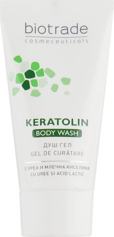 Гель для душа с мочевиной для сухой и сверхчувствительной кожи в тревел формате - Biotrade Keratolin Body Wash (мини) — фото N2