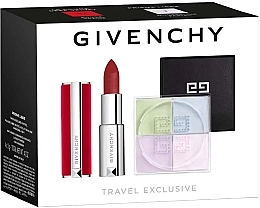 Набор - Givenchy Make-Up Set (powder/9,5g + lipstick/3,4g) — фото N2