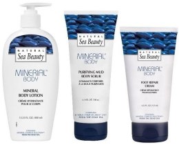 Духи, Парфюмерия, косметика Набор - Natural Sea Beauty Mineral Body (b/lot/400ml + scrub/200ml + foot/cr/125ml)