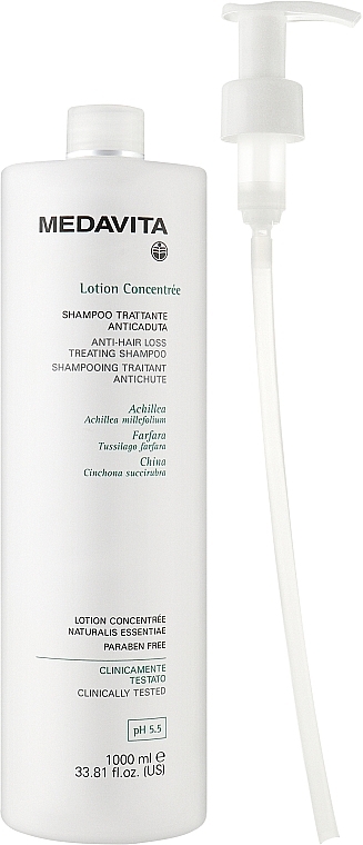 Шампунь проти випадіння волосся - Medavita Lotion Concentree Anti-Hair Loss Shampoo — фото N5