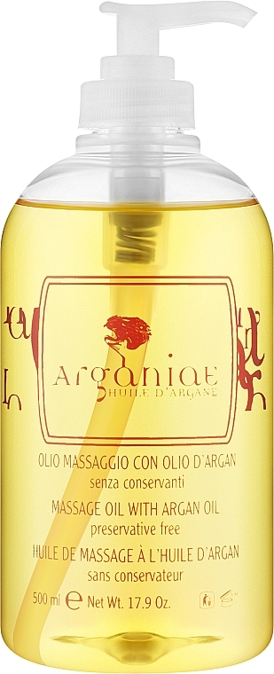 Олія для масажу тіла і обличчя з аргановою олією - Arganiae L'oro Liquido — фото N3