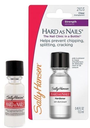 Средство для укрепления ногтей прозрачное - Sally Hansen Hard As Nails — фото N2