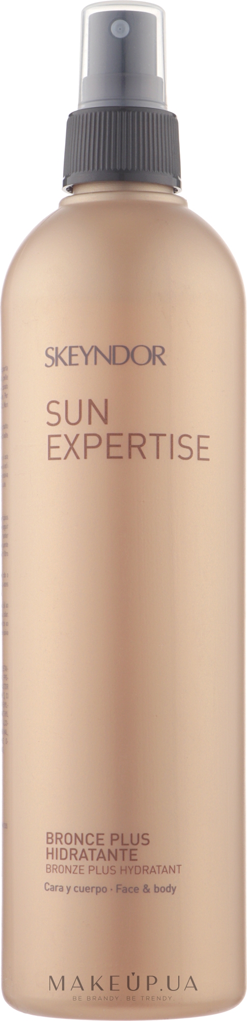 Відновлювальний спрей для швидкої засмаги - Skeyndor Sun Expertise Bronze Plus Hydratant Face And Body — фото 400ml