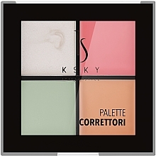 Палетка консилерів для обличчя - KSKY Concealer Palette — фото N2