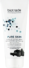 Гель-детокс для вмивання з карбоном і молочною кислотою - Biotrade Pure Skin Black Detox Face Wash — фото N1