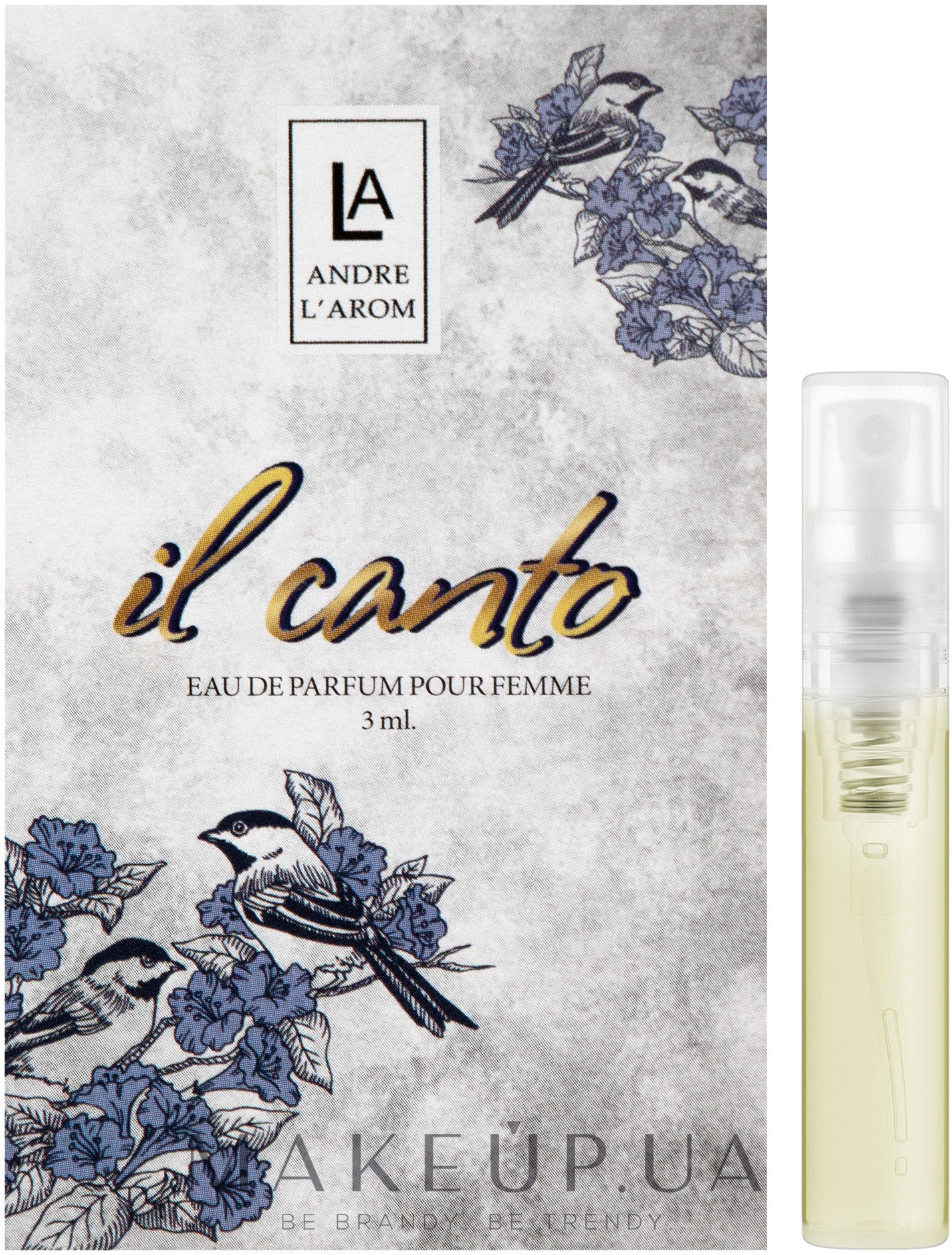 Andre L'arom Il Canto - Парфюмированная вода (пробник) — фото 3ml