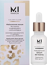 Гіалуронова сироватка для обличчя - Marion MI Golden Glow Hyaluronic Face Serum — фото N2