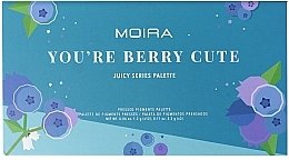 Палетка теней для век - Moira You're Berry Cute Pressed Pigments Palette — фото N2