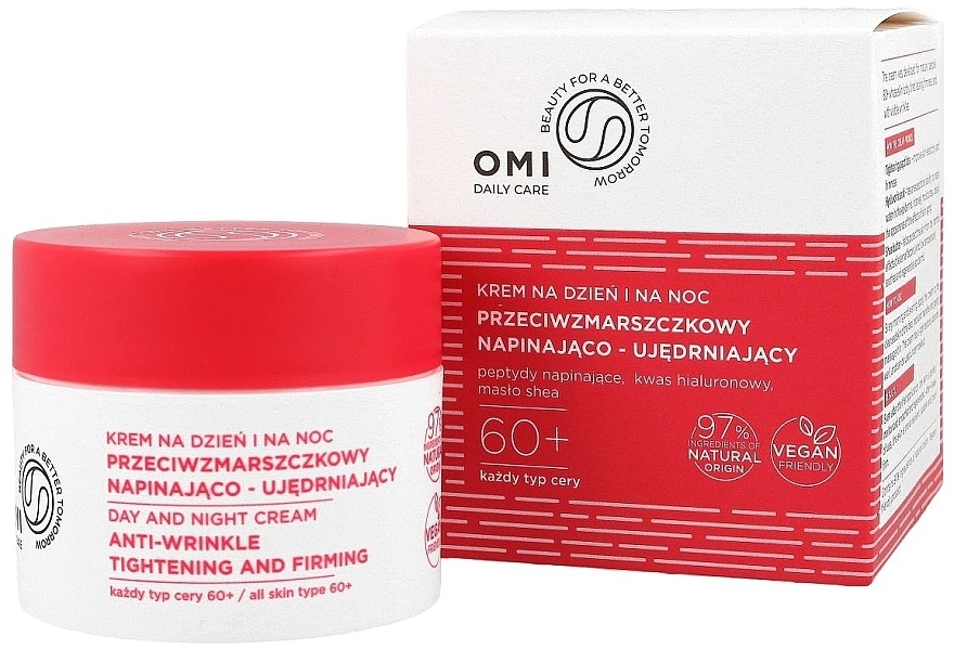 Крем проти зморщок "День/ніч" 60+ - Allvernum Omi Daily Care Anti-Wrinkle Tightening And Firming Day And Night Cream — фото N1