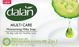 Мило туалетне "Огірок і молоко" - Dalan Multi Care — фото N1