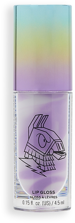 Блеск для губ - Makeup Revolution X Fortnite Llama Lip Swirl — фото N1