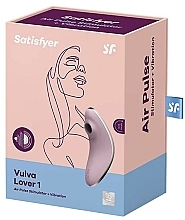 Клиторальный стимулятор - Satisfyer Vulva Lover 1 Air Pulse Stimulator & Vibrator Violet — фото N2