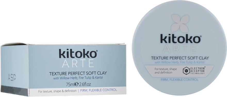 Моделирующая глина для волос - Affinage Kitoko Arte Texture Perfect Soft Clay
