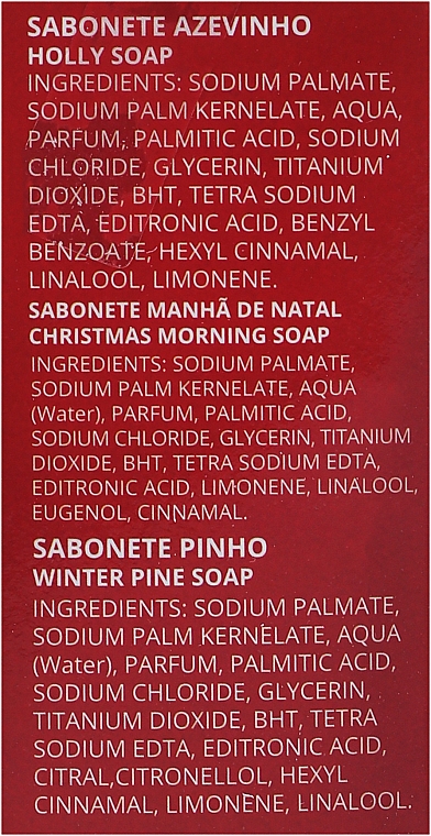 Набор - Essencias de Portugal Merry Christmas (soap/3x20g) — фото N3