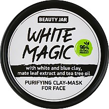 Маска для лица с экстрактом листьев матэ - Beauty Jar White Magic — фото N1