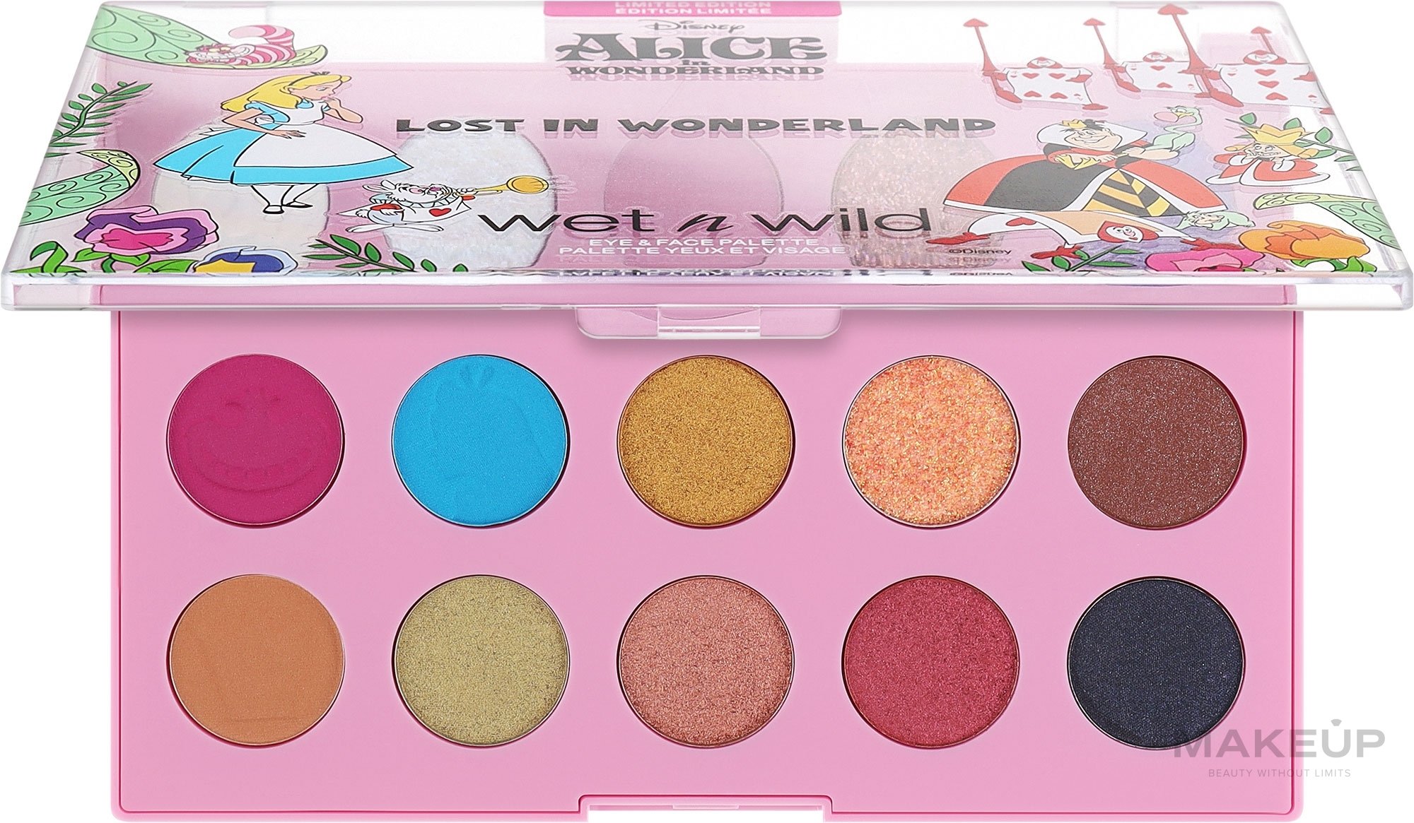 Палетка для макияжа глаз и лица - Wet N Wild Alice in Wonderland Lost In Wonderland Eye & Face Palette — фото 19g