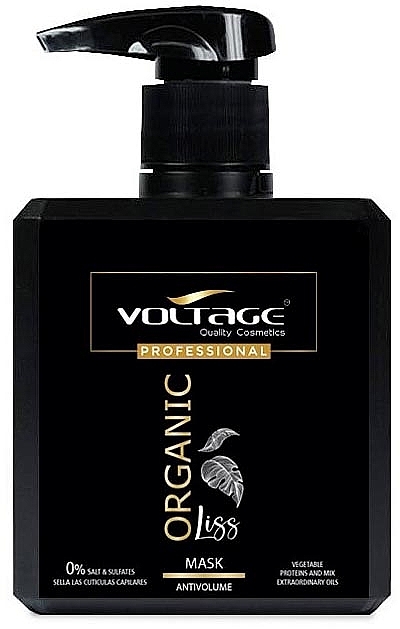 Маска для волос - Voltage Mask Antivolume Organic Liss — фото N1