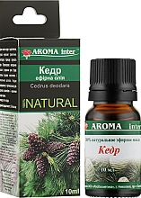 Ефірна олія "Кедр" - Aroma Inter — фото N2