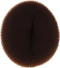 Валик для прически, 15х6.5 см, коричневый - Ronney Professional Hair Bun 056 — фото N1