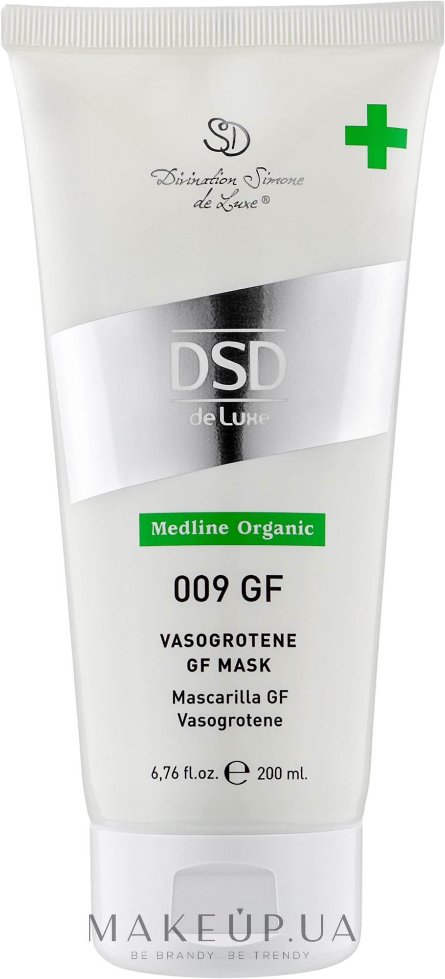 Маска "Вазогротен" з факторами росту № 009 - Simone DSD de Luxe Medline Organic Vasogrotene Gf Mask — фото 200ml