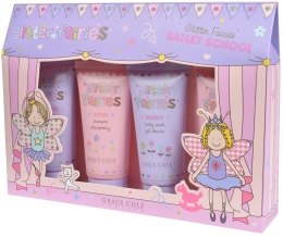 Парфумерія, косметика Набір - Grace Cole Glitter Fairies Charm School (sh/gel/100ml + bath/foam/100ml + shamp/100ml + b/lot/100ml)